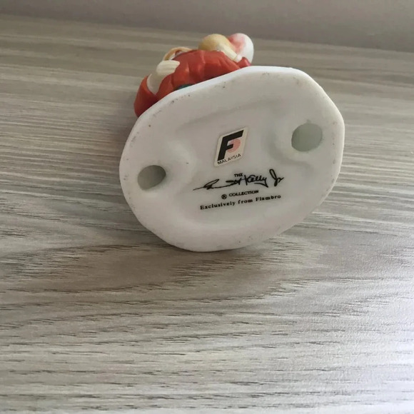 Flambro Emmett Kelly Figurine 6" X 2.5" Ceramic Polka Dot Bow  Tie - Picture 7 of 7